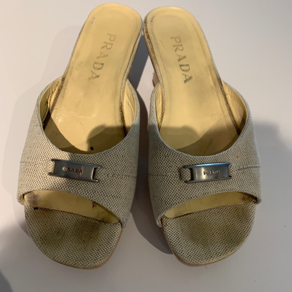 Prada High Style Clog/.Very Unique Heel Gorgeous - image 1